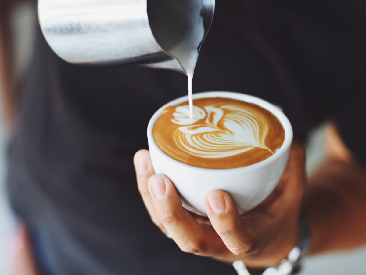 Coffee being poured