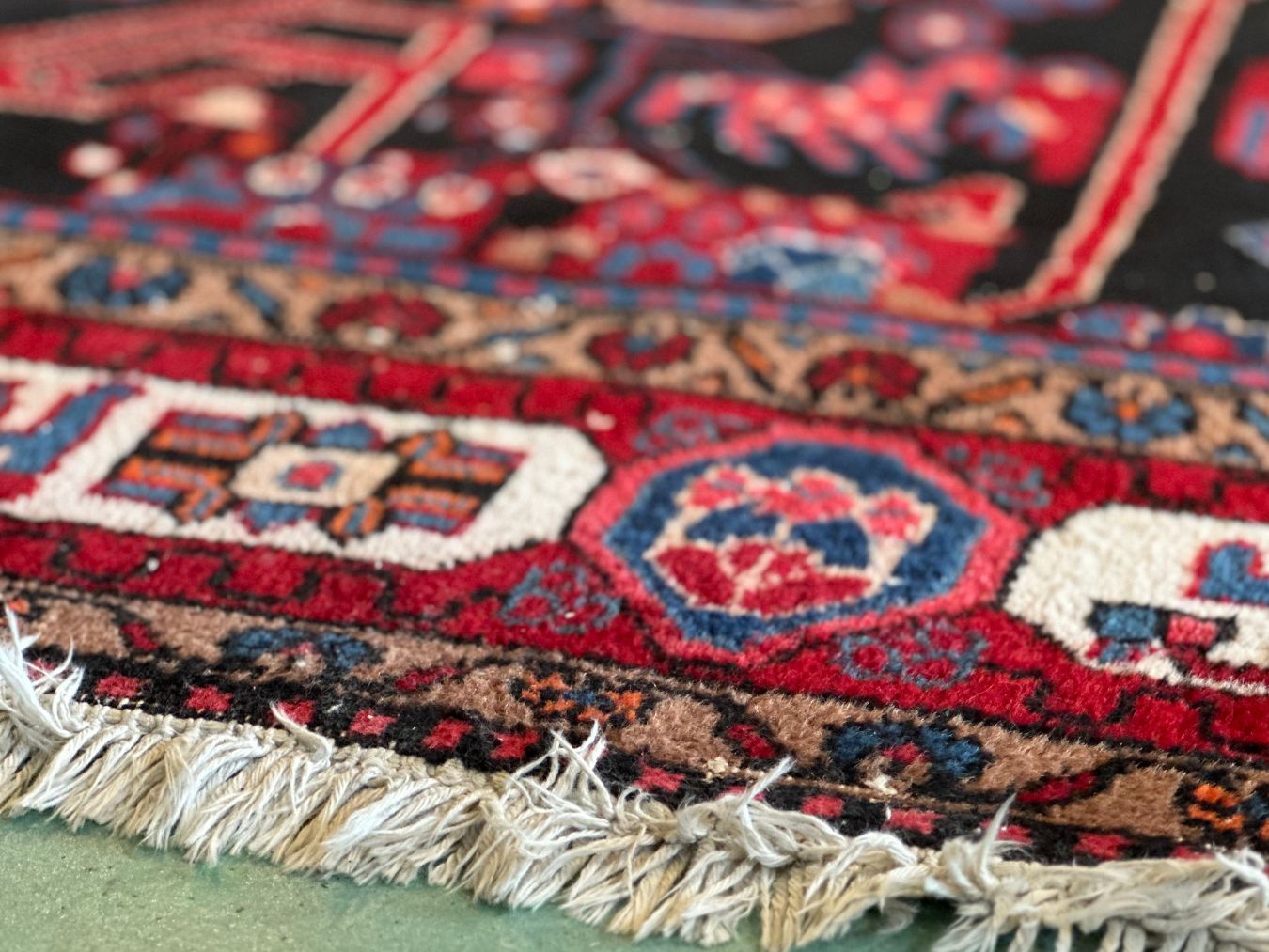 Persian rug fringes