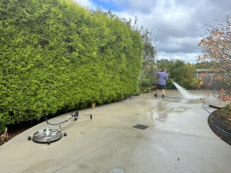 High Pressure Washing Driveway